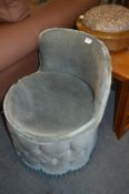 Blue Vela Upholstered Tub Chair