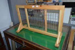 Pine Framed Extending Pet Guard