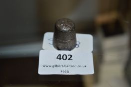 Hallmarked Silver Thimble