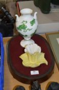 Royal Worcester Tulip Vase, Wedgwood Chinese Tiger