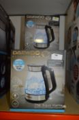 *Three 3kW 1.7L Glass Kettles