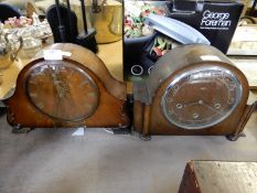 Smith Tempora and a Smith Enfield Mantel Clocks