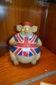 Butcher Shop Widow Display - Pig 