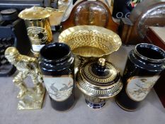 Thomas & Williams Brass Miner's Lamp and Brass Min