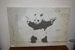 Canvas Print - Shooting Panda