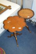 Two Mahogany Wine Tables