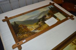 German Oil Painting on Canvas - Pseudonym by Tanne