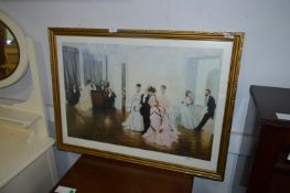 Gilt Framed Print - Too Early by J.J. Tissot