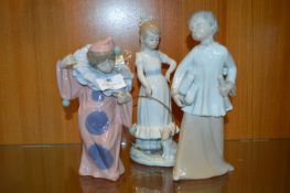Three Nao Porcelain Figurines