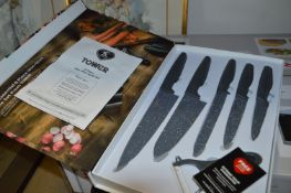 *Tower Six Piece Non-Stick Knife Set