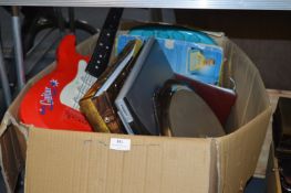 Box Containing a Quantity of Prints, Ornaments, Si