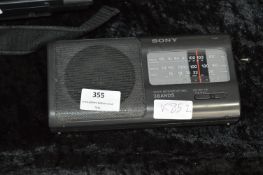 Sony Handheld Three Band Radio