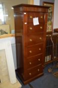 Mahogany Cased Gun Cabinet with Green Baize Interi