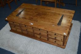 Laura Ashley Garret Series Solid Birch Multi Drawer Storage Coffee Table