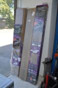 *Three Packs of Grey Laminate Flooring