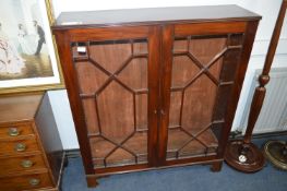 Mahogany Astragal Glazed Bookcase