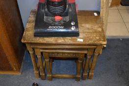 Ducal Oak Nest of Three Tables