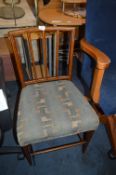 Mahogany Inlaid Dining Chair