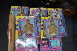 Five Official Take That Collectors Dolls and a Pos