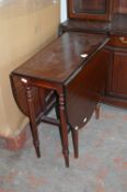 Mahogany Drop Leaf Gate Leg Dining Table