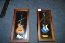 Two Framed Classic Guitars