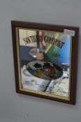 Small Framed Pub Mirror- Southern Comfort
