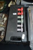 Selection of Dumbbell Weights with Carry Case