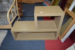 Laminated Oak Shelf Unit