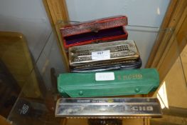 Band Master and Hohner Echo Mouth Organs