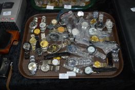 Quantity of Replica Rolex and Omega Wristwatches