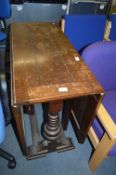 Oak Drop Leaf Gate Leg Dining Table