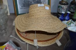 Three Assorted Straw Hats