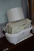 Medicine Cabinet, Wash Basket, Cutlery Tray, Lamps