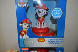 *PAW PATROL LIGHT & SOUND MARSHALL COIN BANK