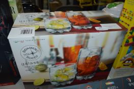 *BORMIOLI GALASSIA TUMBLERS 16PCE