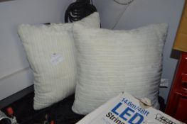 *DOBBY STRIPE CUSHION 2PK