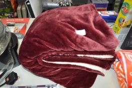 *SUPER PLUSH SHERPA THROW
