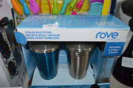 *ROVE STAINLESS STEEL TUMBLERS 2PK