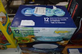 *MELAMINE DINNERWARE 12PCE