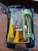 Box of Garden Trays, Sprinklers and Flower Pots et