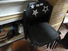 Six Plastic Children's Chairs