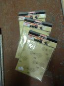 *Three Packs of Sandpaper