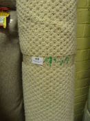 Roll of Beige Carpet 9x9ft