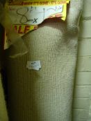 Roll of Beige Carpet 8x10ft