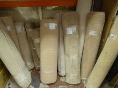 Fourteen Rolls of Carpet Off Cuts