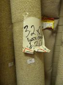 Roll of Beige Carpet 3.2x2.4m