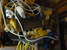 Small Box of Tools Including Trowels, Extension Le