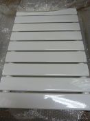 *White Double Paneled Flat Radiator 60x40cm