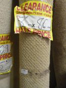 Roll of Beige Carpet 8'6