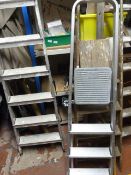 Set of Four Tread Aluminium Steps